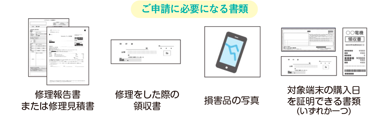 ご申請に必要になる書類